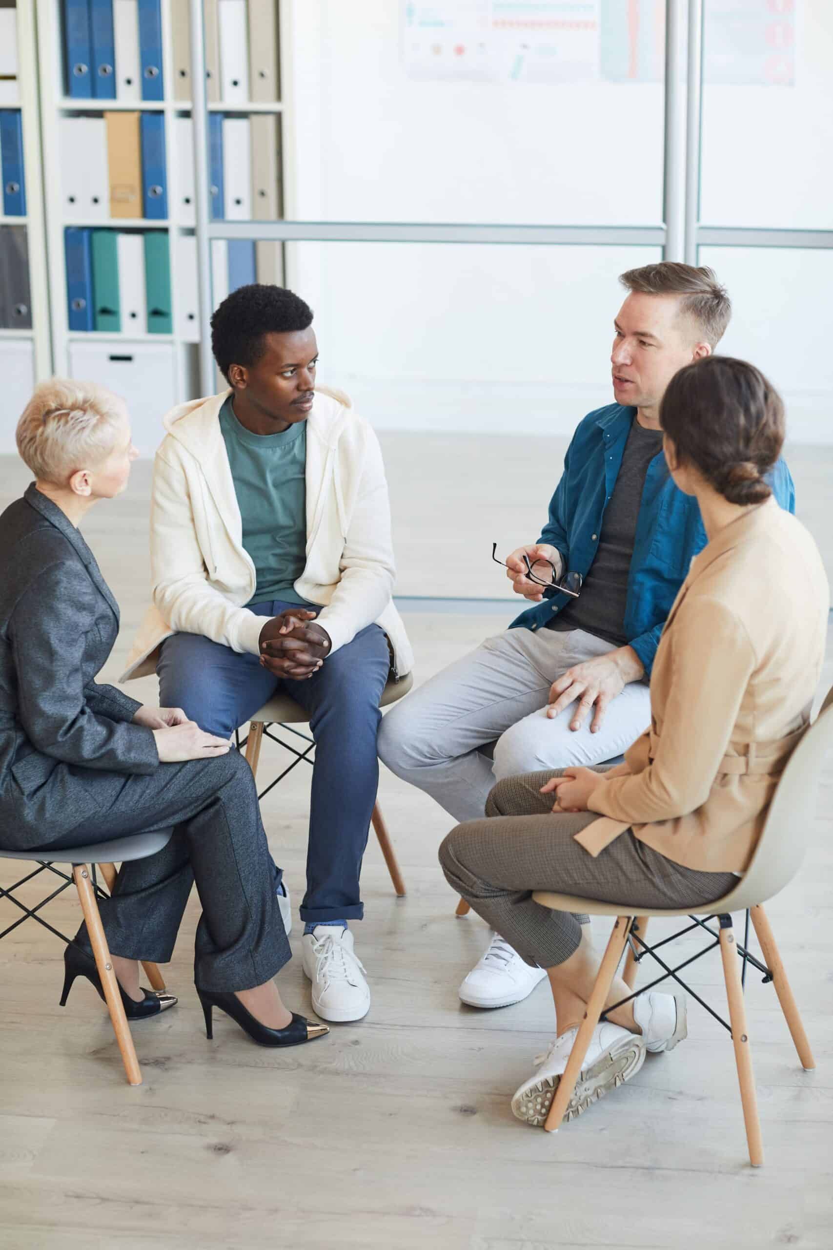group therapy during PTSD treatment in Los Angeles