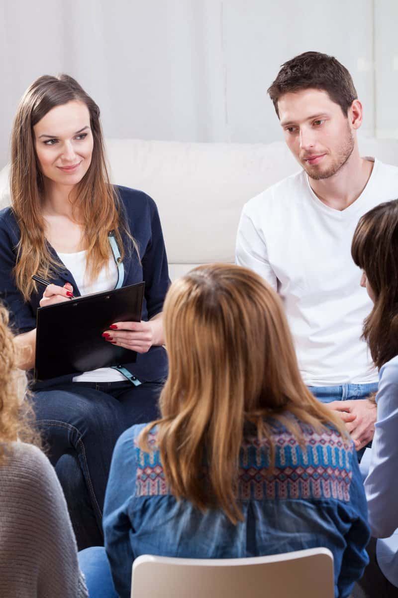 group therapy during inpatient rehab in Los Angeles