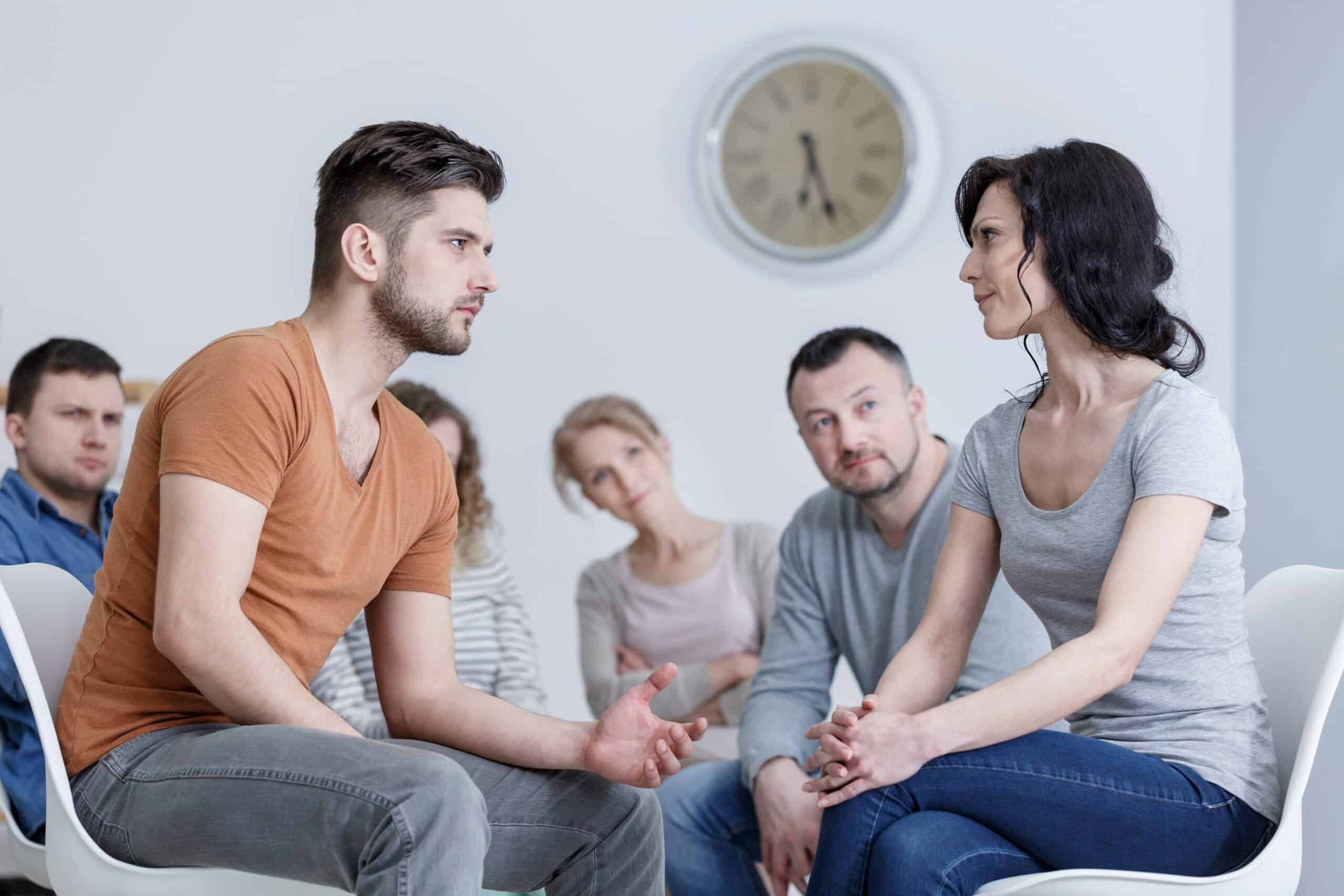 multiple couples in family group therapy