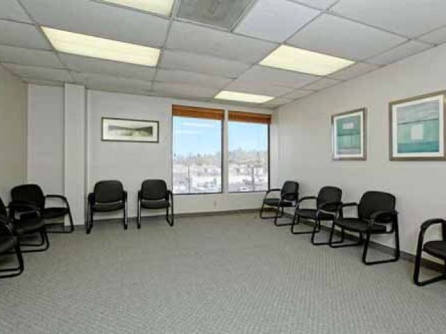 Valley Restoration outpatient addiction rehab group therapy room with lots of chairs