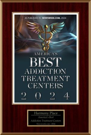 Americas Best Addiction Treatment Centers Award 2024 for Harmony Place
