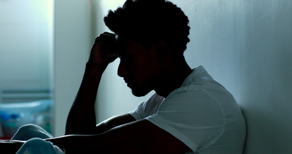 Man having alcohol withdrawal after quitting cold turkey